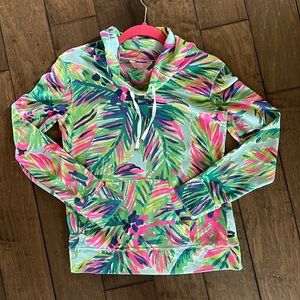 Lilly Pulitzer Hillary Cowl Neck Kangaroo Pouch Top, S